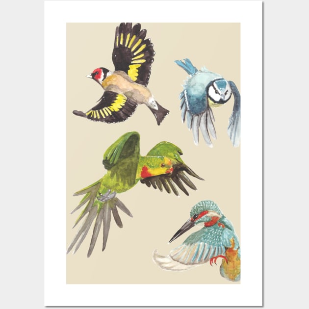 Flying birds Wall Art by Créa'RiBo